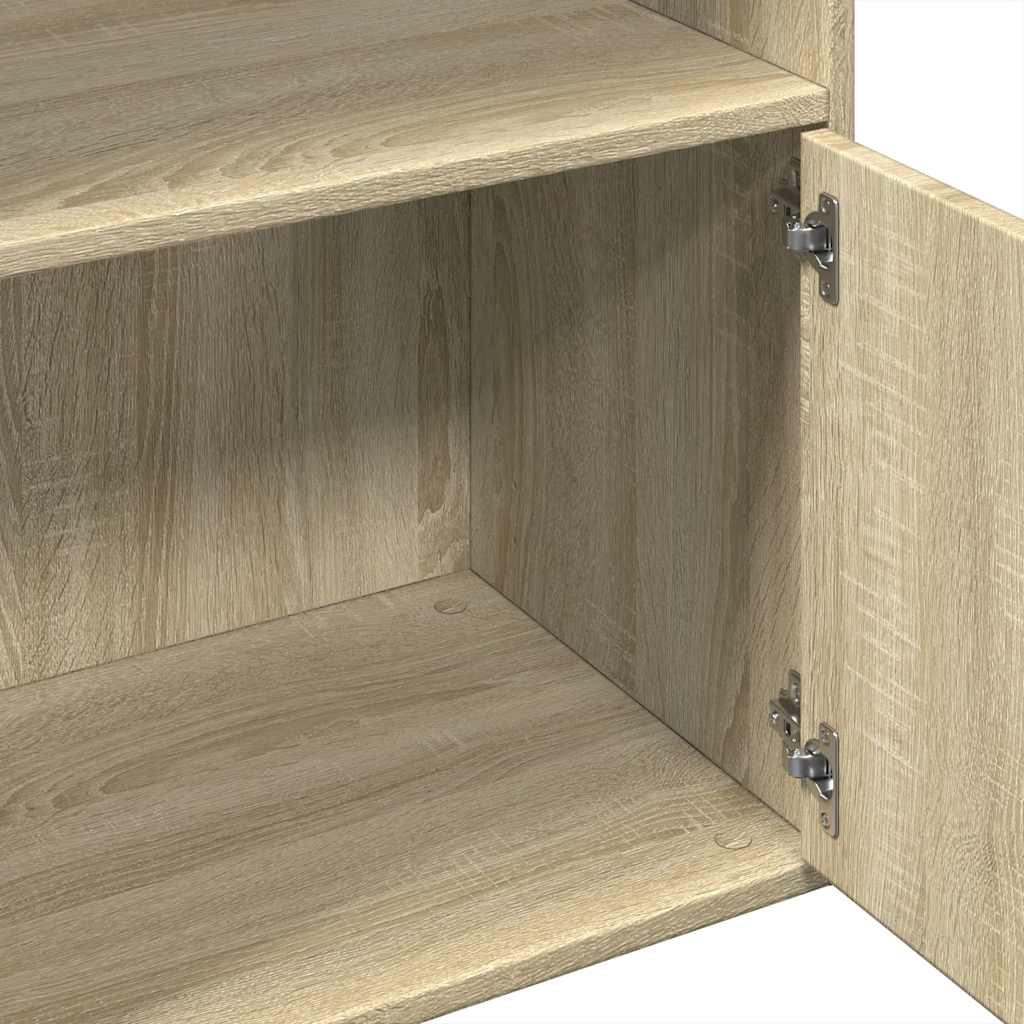 Bookcase Sonoma Oak 100x36x189 cm Engineered Wood