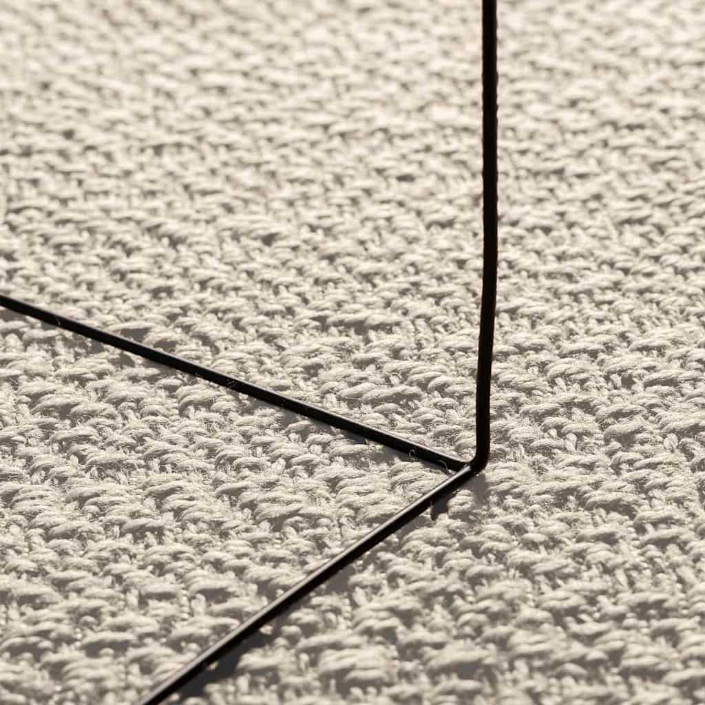 Rug ZIZUR Cream 80x150 cm Jute Look Indoor and Outdoor