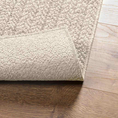 Rug ZIZUR Cream 80x200 cm Jute Look Indoor and Outdoor