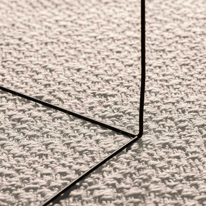 Rug ZIZUR Cream 160x230 cm Jute Look Indoor and Outdoor