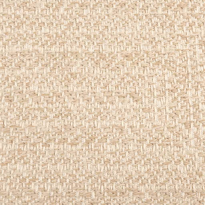 Rug ZIZUR Beige 120x120 cm Jute Look Indoor and Outdoor