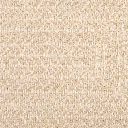 Rug ZIZUR Beige 120x120 cm Jute Look Indoor and Outdoor