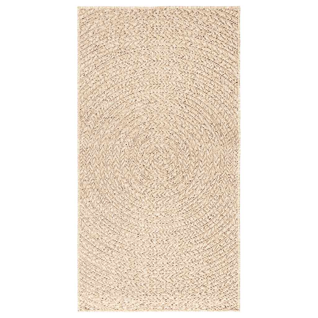 Rug ZIZUR Beige 60x110 cm Jute Look Indoor and Outdoor