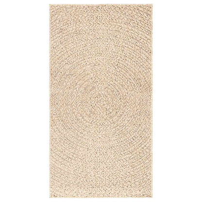 Rug ZIZUR Beige 60x110 cm Jute Look Indoor and Outdoor