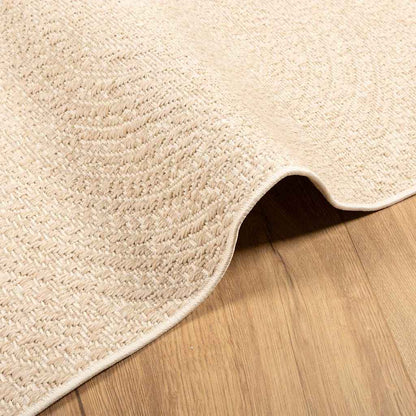 Rug ZIZUR Beige 60x110 cm Jute Look Indoor and Outdoor