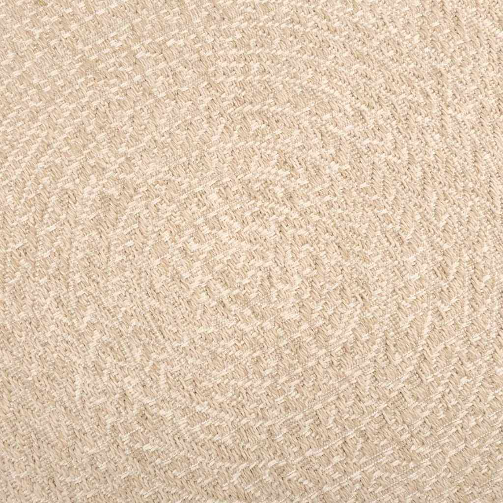 Rug ZIZUR Beige 60x110 cm Jute Look Indoor and Outdoor