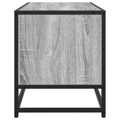 TV Cabinet Grey Sonoma 80x34,5x40 cm Engineered Wood and Metal