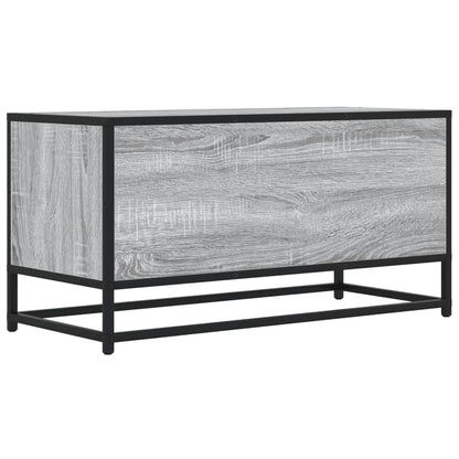 TV Cabinet Grey Sonoma 80x34,5x40 cm Engineered Wood and Metal