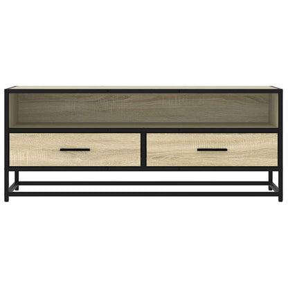 TV Cabinet Sonoma Oak 100x34,5x40 cm Engineered Wood and Metal