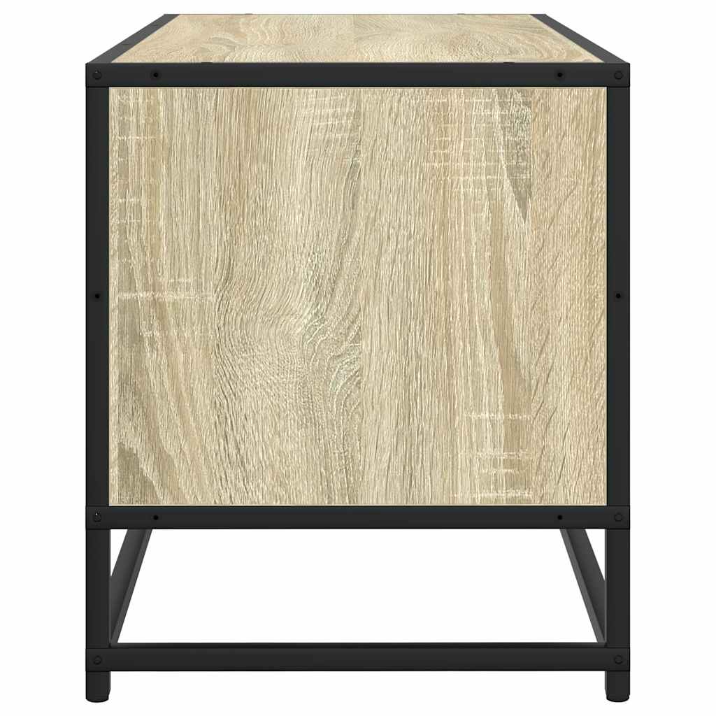 TV Cabinet Sonoma Oak 100x34,5x40 cm Engineered Wood and Metal