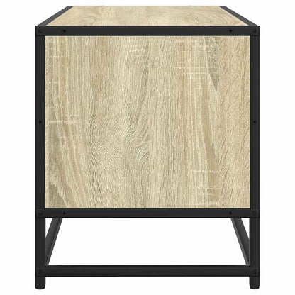 TV Cabinet Sonoma Oak 100x34,5x40 cm Engineered Wood and Metal