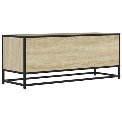 TV Cabinet Sonoma Oak 100x34,5x40 cm Engineered Wood and Metal