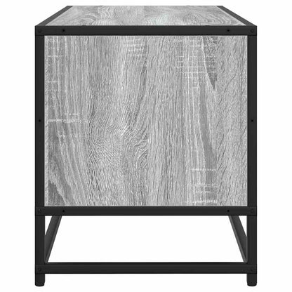 TV Cabinet Grey Sonoma 100x34,5x40 cm Engineered Wood and Metal