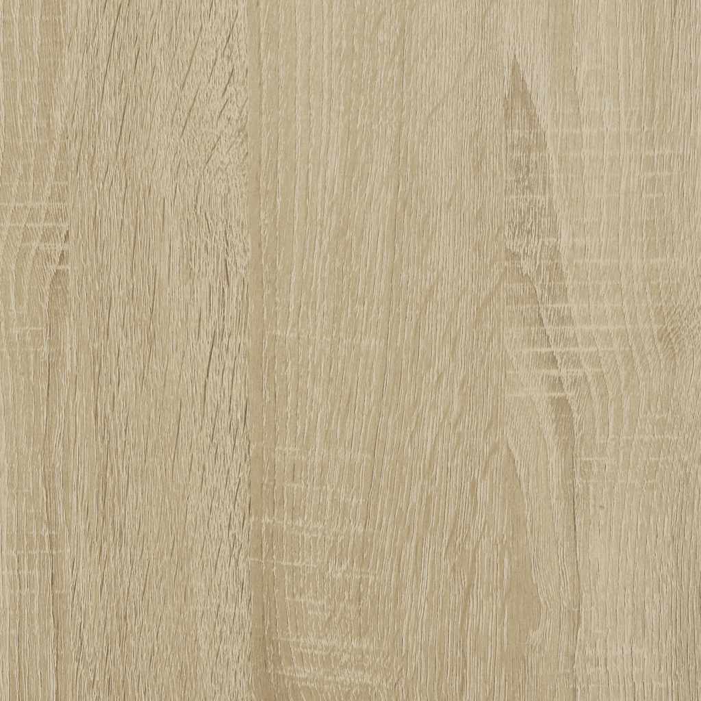 TV Cabinet Sonoma Oak 120x35x41 cm Engineered Wood and Metal