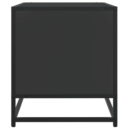 TV Cabinet Black 61x40x46 cm Engineered Wood and Metal