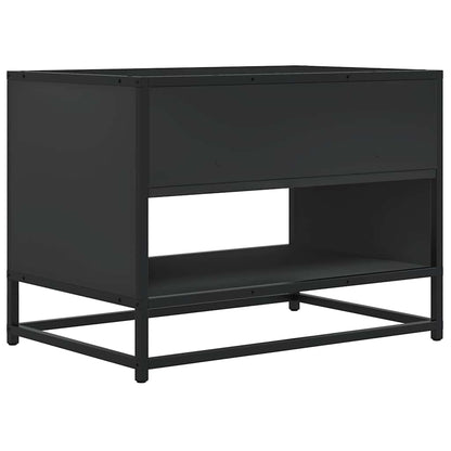 TV Cabinet Black 61x40x46 cm Engineered Wood and Metal