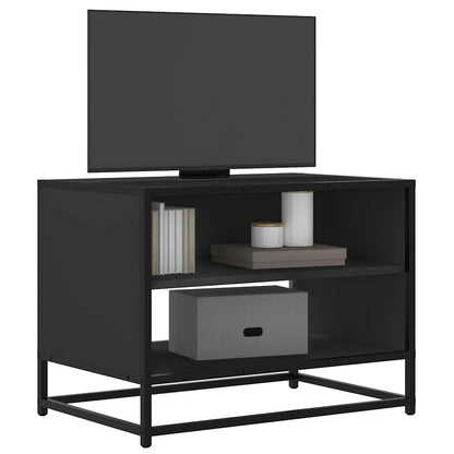 TV Cabinet Black 61x40x46 cm Engineered Wood and Metal