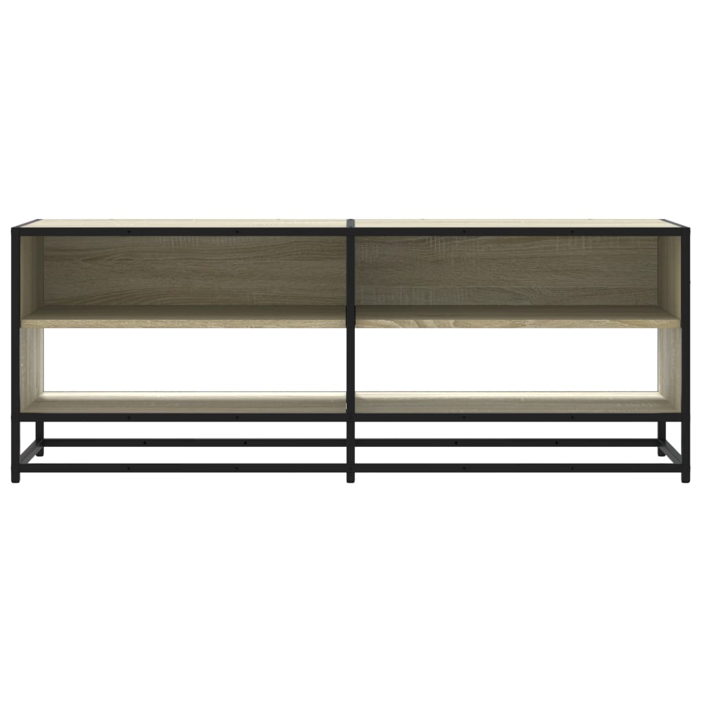 TV Cabinet Sonoma Oak 120,5x40x46 cm Engineered Wood and Metal