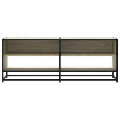TV Cabinet Sonoma Oak 120,5x40x46 cm Engineered Wood and Metal