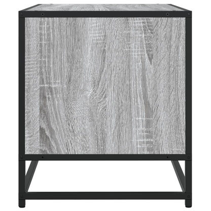 TV Cabinet Grey Sonoma 120,5x40x46 cm Engineered Wood and Metal