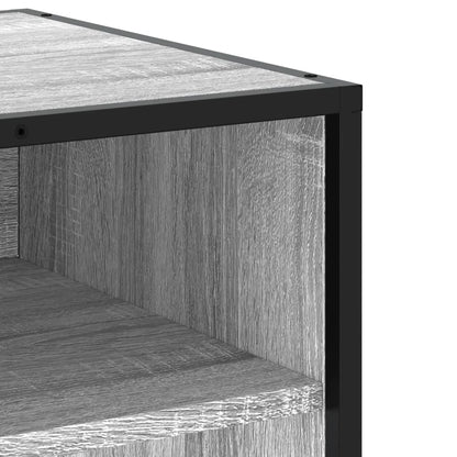 TV Cabinet Grey Sonoma 120,5x40x46 cm Engineered Wood and Metal
