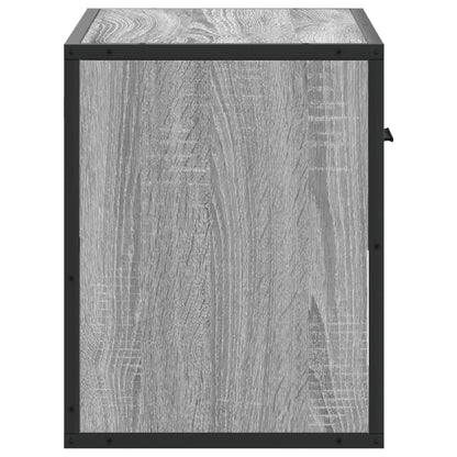 TV Cabinet Grey Sonoma 60x31x39.5 cm Engineered Wood and Metal