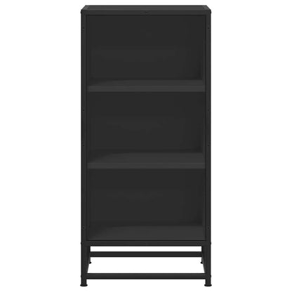 Sideboard Black 35.5x35x76 cm Engineered Wood and Metal