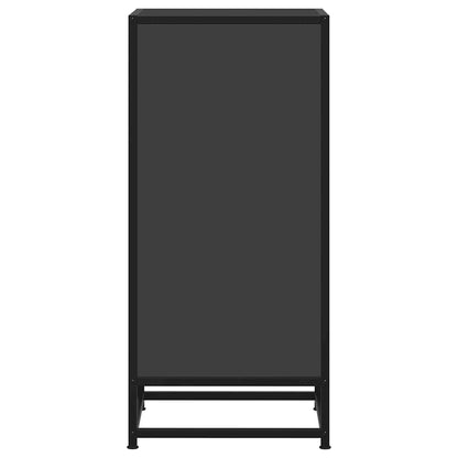 Sideboard Black 35.5x35x76 cm Engineered Wood and Metal