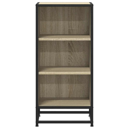 Sideboard Sonoma Oak 35.5x35x76 cm Engineered Wood and Metal