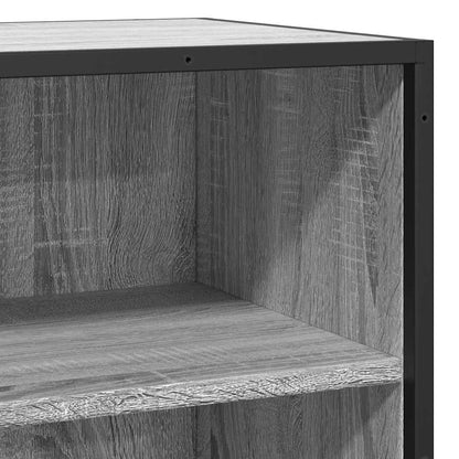 Sideboard Grey Sonoma 35.5x35x76 cm Engineered Wood and Metal