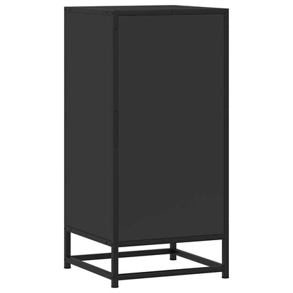 Sideboard Black 35.5x35x76 cm Engineered Wood and Metal