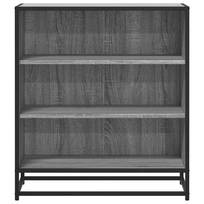 Sideboard Grey Sonoma 68x35x76 cm Engineered Wood and Metal
