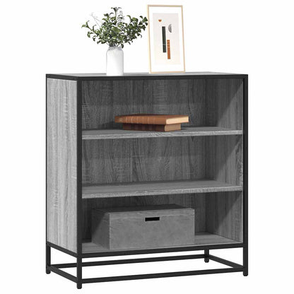 Sideboard Grey Sonoma 68x35x76 cm Engineered Wood and Metal