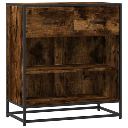 Sideboard Smoked Oak 68x35x76 cm Engineered Wood
