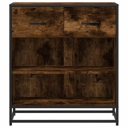 Sideboard Smoked Oak 68x35x76 cm Engineered Wood