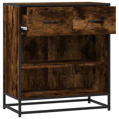 Sideboard Smoked Oak 68x35x76 cm Engineered Wood
