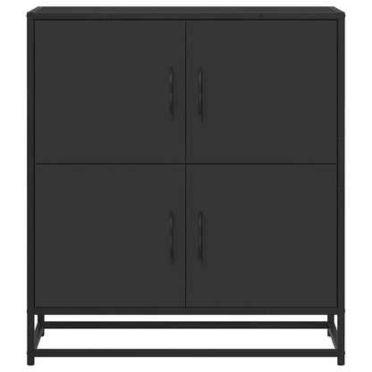 Sideboard Black 68x35x76 cm Engineered Wood