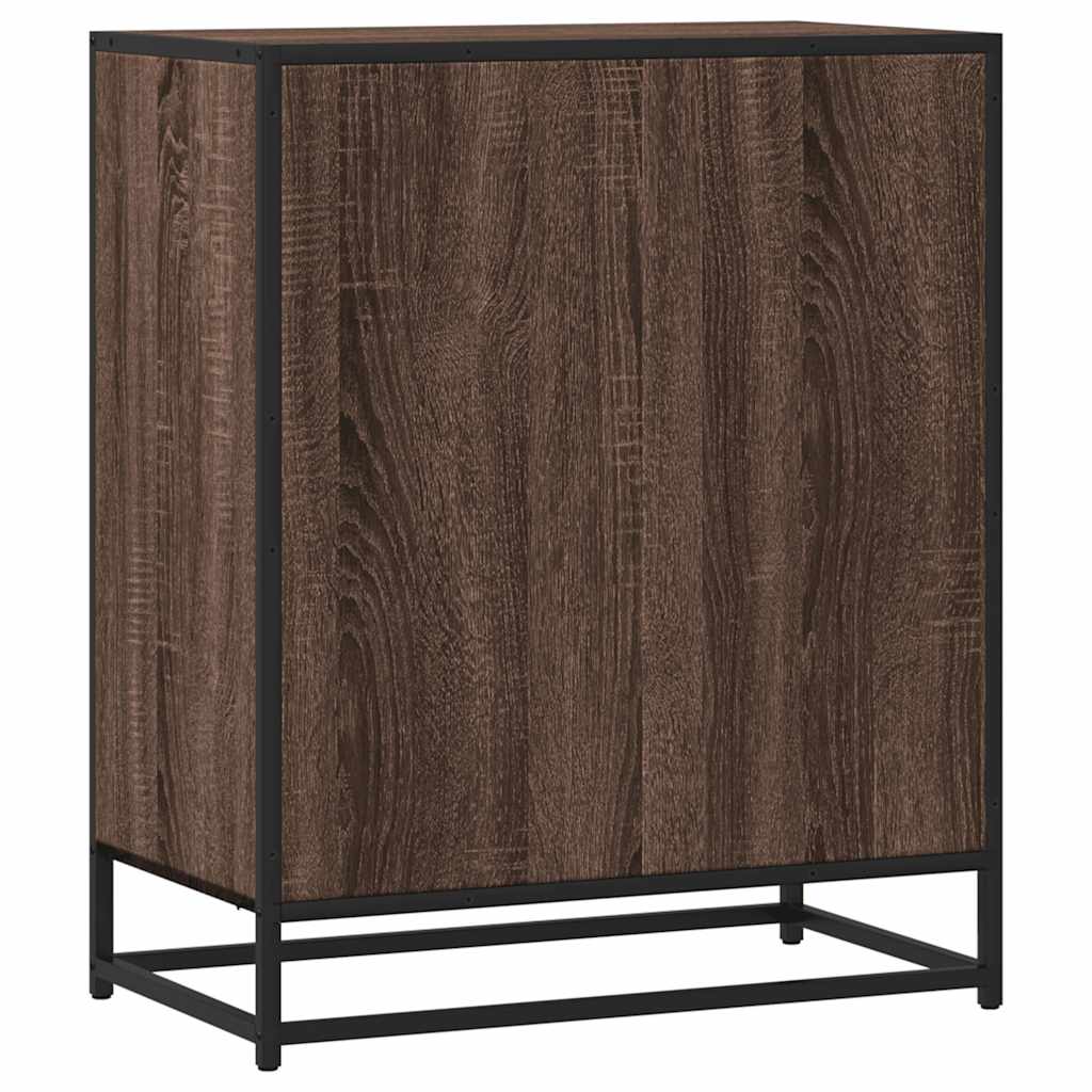 Sideboard Brown Oak 62x35x76 cm Engineered Wood