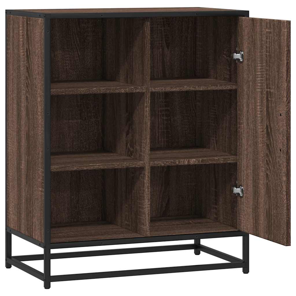 Sideboard Brown Oak 62x35x76 cm Engineered Wood
