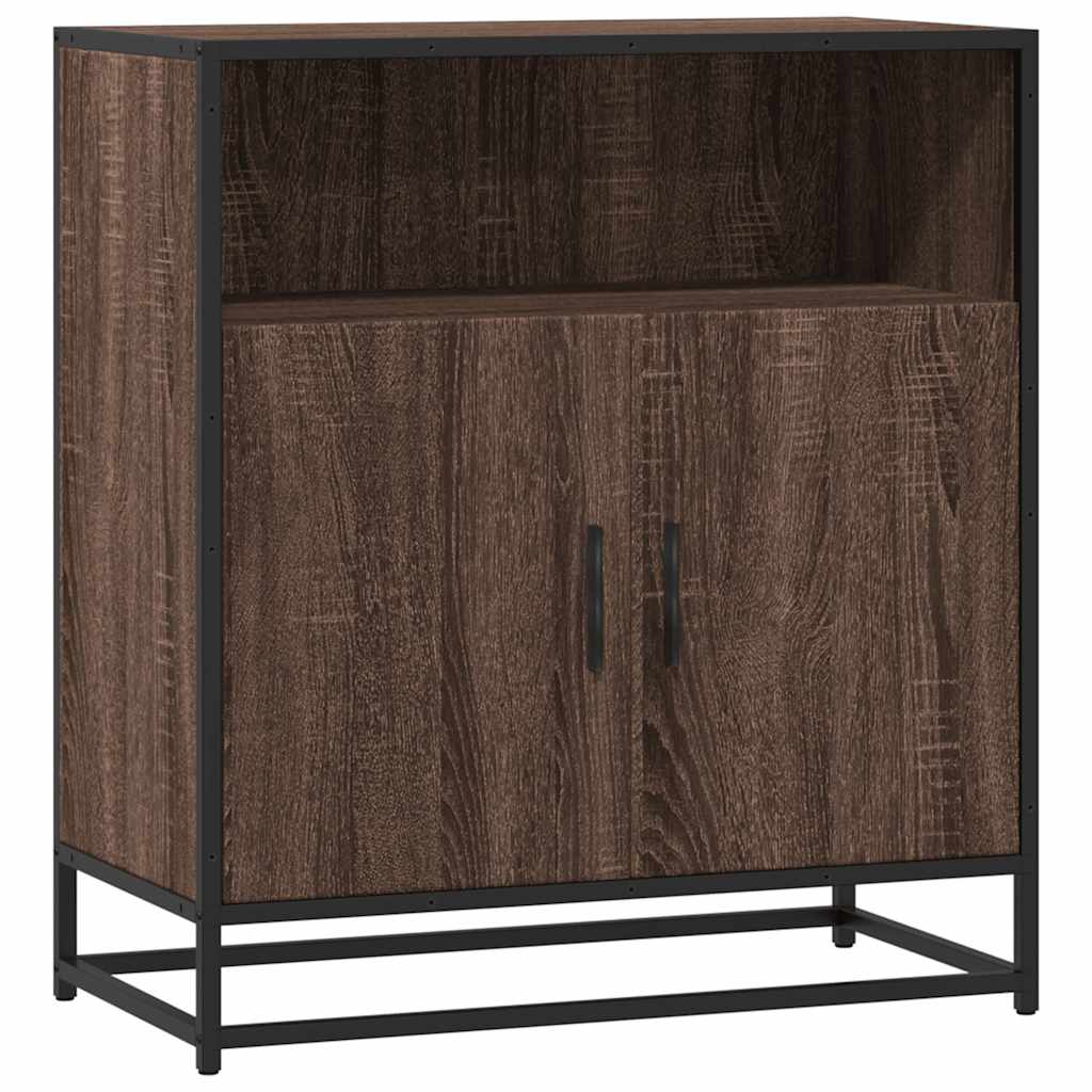 Sideboard Brown Oak 68x35x76 cm Engineered Wood