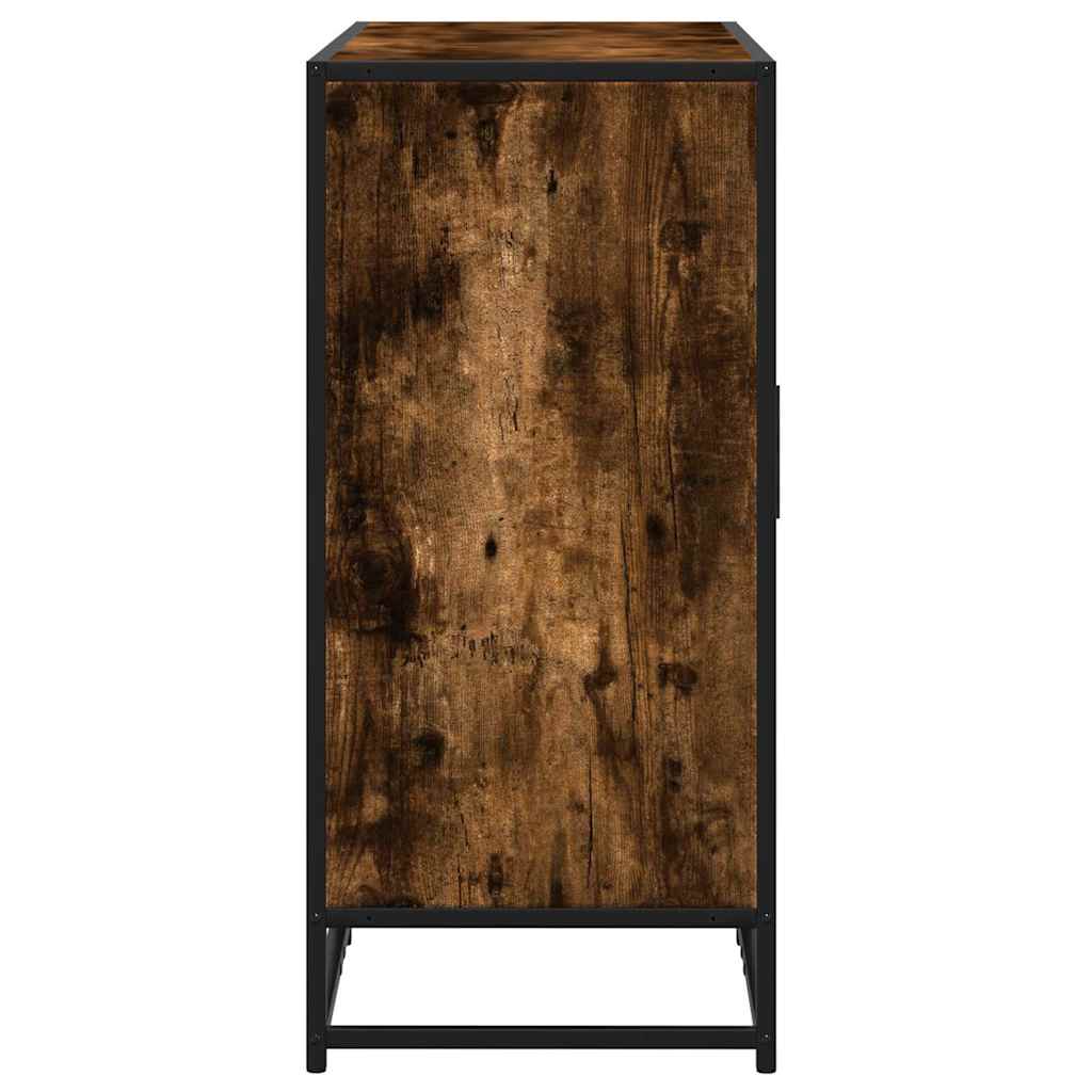 Sideboard Smoked Oak 94x35x76 cm Engineered Wood