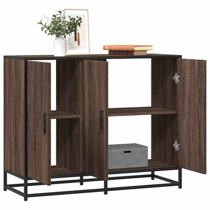 Sideboard Brown Oak 94x35x76 cm Engineered Wood