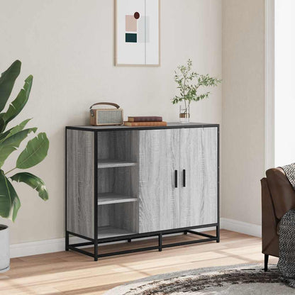 Sideboard Grey Sonoma 92x35x76 cm Engineered Wood
