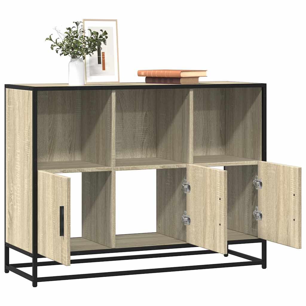 Sideboard Sonoma Oak 100x35x76 cm Engineered Wood