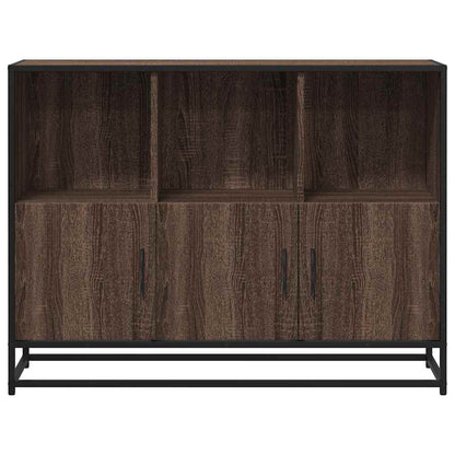 Sideboard Brown Oak 100x35x76 cm Engineered Wood