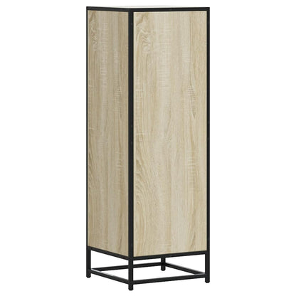 Highboard Sonoma Oak 35.5x35x106.5 cm Engineered Wood and Metal