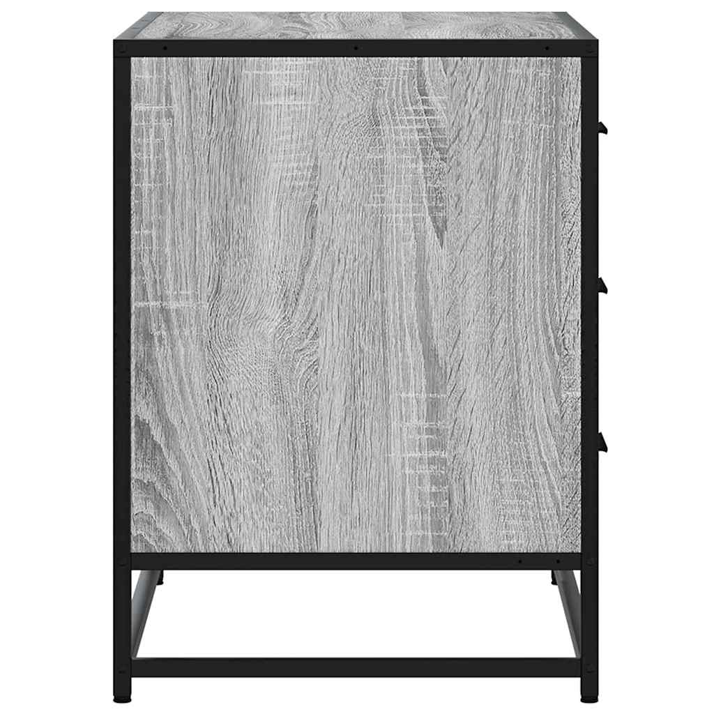Drawer Cabinet Grey Sonoma 70x41x56 cm Engineered Wood