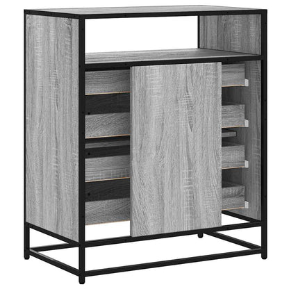Drawer Cabinet Grey Sonoma 70x41x83.5 cm Engineered Wood