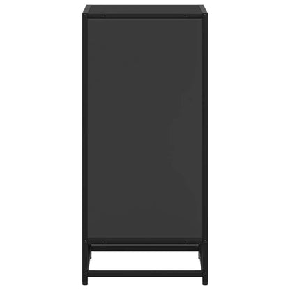 Book Cabinet Black 40x35x76 cm Engineered Wood