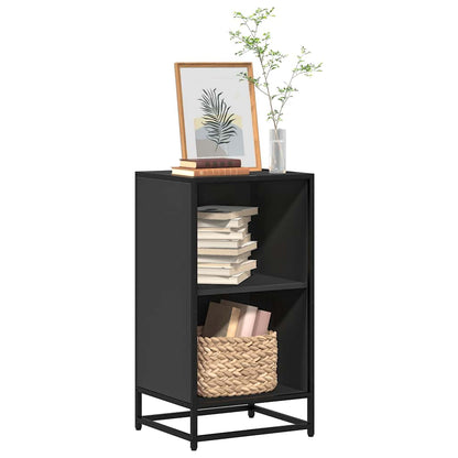 Book Cabinet Black 40x35x76 cm Engineered Wood